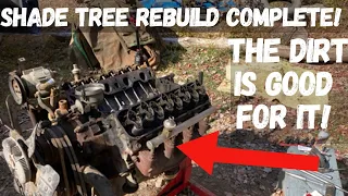 Rebuilding a Ford BIG BLOCK V8 in the woods! Will it run??