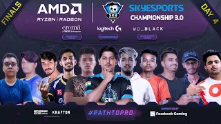 | Hindi | AMD Ryzen Skyesports Championship 3.0 | BGMI Grand Finals | Day 4 | Soul, GodLike, IND,TSM