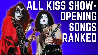 All KISS Show-Opening Songs Ranked