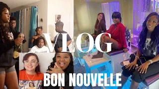 VLOG: BON NOUVÈL| ANN AL NAN CINEMA&CELEBRATION AK FANMI AN🥂|NOUVO STIL CHEVE| DOUBLE DATE NIGHT❤️