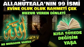 Esma-ül Hüsna Mucizesi.! Allah'ın 99 ismi Arapça-Türkçe Sesli Dinleti..(Evine Bereketi Çekeceksin)
