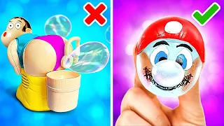 Blow Only Mario Bubbles! DIY Free Crafts for Your Doll!