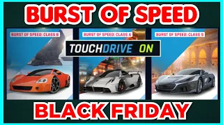 Asphalt 9 | BURST OF SPEED | BLACK FRIDAY | ALL IN ONE Touchdrive