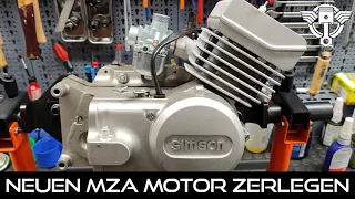 Neuer Simson MZA Nachbaumotor!!! Wir Zerlegen ihn in seine Einzelteile