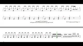 (G)I-DLE (여자)아이들 - 퀸카 (Queencard) s| Drum Score, Drum Sheet Music