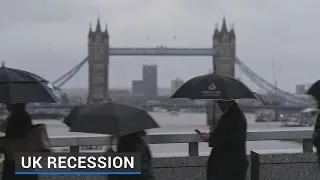 Britain's austerity budget as economy in recession