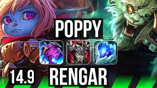 POPPY vs RENGAR (JGL) | 72% winrate, 11/4/20 | EUW Master | 14.9