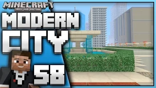 Minecraft Xbox One : Building a Modern City (EP.58) Courtyard!