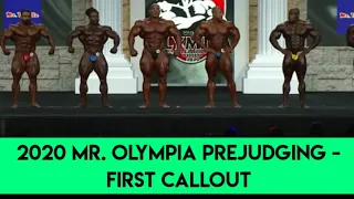 Mr.OLYMPIA 2020 || Prejudging Mr.Olympia 2020 - First Callout