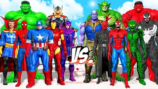 THE AVENGERS COMIC VS TEAM SUPERVILLAINS - EPIC SUPERHEROES WAR