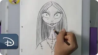 How-To Draw Sally From Tim Burton’s ‘The Nightmare Before Christmas’