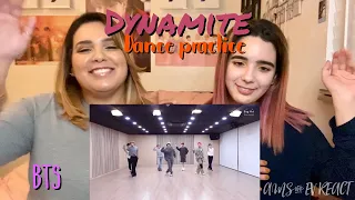 Reacting to CHOREOGRAPHY BTS (방탄소년단) 'Dynamite' Dance Practice | Ams & Ev React