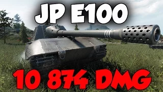 Jagdpanzer E 100 || 10 800 Damage || World of Tanks