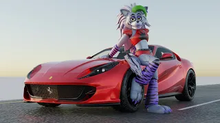 Roxanne Wolf Bought a New Car - First Drive (Blender)