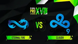 Eternal Fire vs. Cloud9 - Map 1 [Vertigo] - ESL Pro League Season 18 - Group D