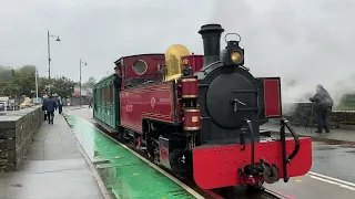 WHR100: Russell crossing Britannia bridge