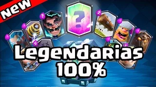 HOW TO GET 100% LEGENDARY CARDS CONFIRMED | Clash Royale