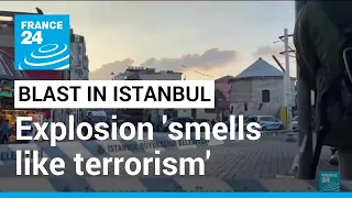 Blast in Istanbul: Turkish President Erdogan says the explosion 'smells like terrorism'