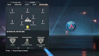 LUIS ENRIQUE PARIS SAINT GERMAIN TACTICS FIFA 23