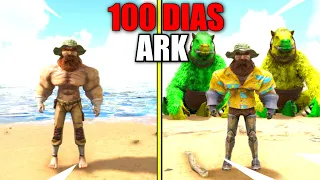 ¡SOBREVIVO 100 DIAS en ARK Survival Evolved en HARDCORE! La Isla  #1