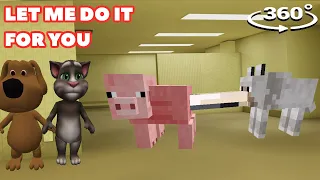 LET ME DO IT FOR YOU Meme in BACKROOMS Minecraft 360°