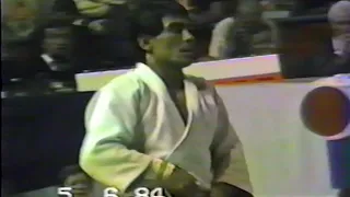 European Judo Championships Liege 1984 60kg Final Khazret Tletseri (URS) v Felice Mariani (ITA)