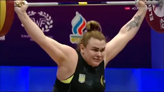 2021 European Weightlifting W 87 kg A