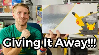 Brand New Pokemon Product!!! Opening A Celebrations Ultra Premium Collection and GIVING IT AWAY!!!