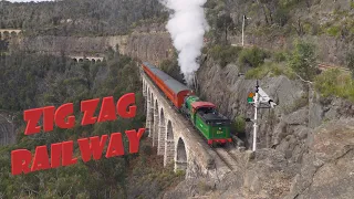 Zig Zag Railway: Baldwin Steam Locomotive 218a Training Run (includes Driver challenges...)