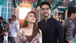 YRKKH Samridhii Shukla Aka Abhira Akshara Sharma & Rohit Purohit at DSP Iftaar Party