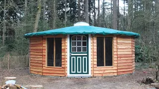 Building a Wooden Yurt