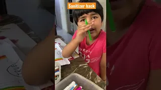 #shorts Sanitizer Hack 🔥|| क्या करे जब sketch pen dry हो जाये|| Dry sketch pen #shorts_viral #viral