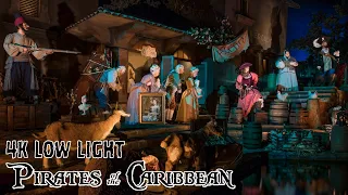 4K Pirates of the Caribbean | POV Low Light Rides Disneyland California