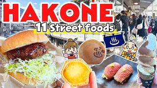 Hakone Onsen Japan Street Food Tour / Day trip from Tokyo