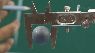 PHYSICS | 1st PUC | LAB | VERNIER CALLIPERS, TO MEASURE DIAMETER OF SPHERICAL OBJECT | EXP 01 | S01