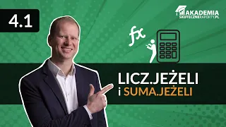 4.1.LICZ.JEŻELI, SUMA.JEŻELI [Kurs Formuły i operacje na danych Excel]