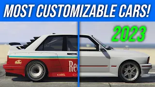 GTA 5: Top 20 MOST CUSTOMIZABLE Cars! (2023)