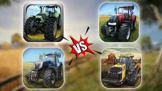 Fs12 vs Fs14 vs Fs16 vs Fs18 | Farming Simulator Gameplay | Timelapse |