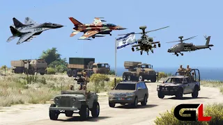 Russia, Houthi, China, Iran Attack America's!! Israeli Army convoy was destroyed in Gaza - GTA 5