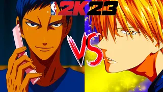 AOMINE VS. KISE NBA 2K23 (Kuroko’s Basketball)