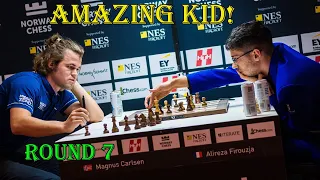 Magnus Carlsen vs Alireza Firouzja || Norway Chess 2023 - R7