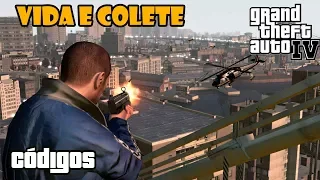 GTA 4 Códigos de Vida e Colete com Armas / Manhas de Vida e Colete com Armas - Fabinho Seco