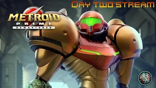 Metroid Prime Remastered Full Playthrough  Day 2 Stream