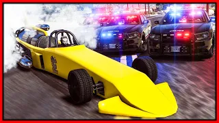 11000BHP Rocket Thruster Trolls Cops in GTA 5 RP