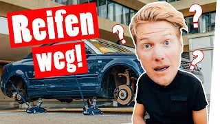 Strafe: Reifen geklaut! Findet Marc seine Autoreifen wieder? | Strafe || Das schaffst du nie