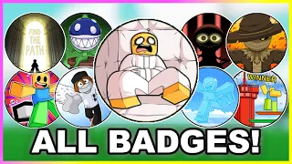How to get ALL 83 BADGES in SLAP BATTLES! (Updated February 2024) [ROBLOX]
