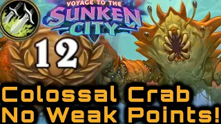 12 Win ARENA: Colossal Crabatoa Legendary Wrecks Opponents! Sunken City Hearthstone, Full Rogue Run!