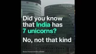 Did you know that India has 7 unicorns?