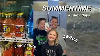 a few summer days in my life: beach, store, + rainy days