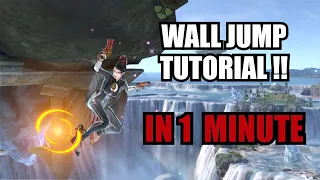 WALL JUMP TUTORIAL IN 1 MINUTE !! - Smash Bros Ultimate